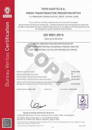 ISO9001:2015, JIS Q 9001:2015