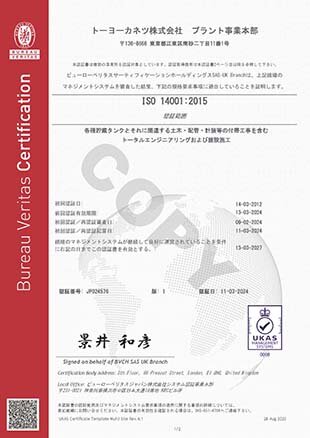 ISO14001:2015, JIS Q 14001:2015