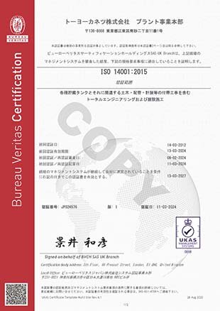 ISO14001:2015, JIS Q 14001:2015